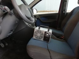 Cleaning our cars with ozone equipment